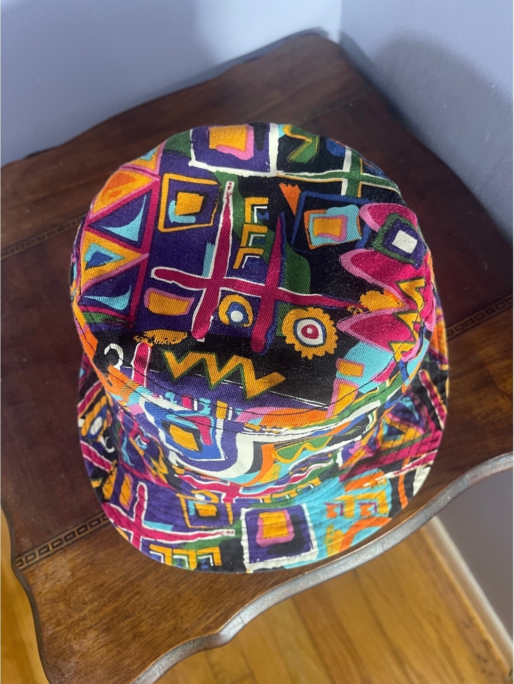 Colorful Abstract Pattern Bucket Hat - Picture 6 of 8